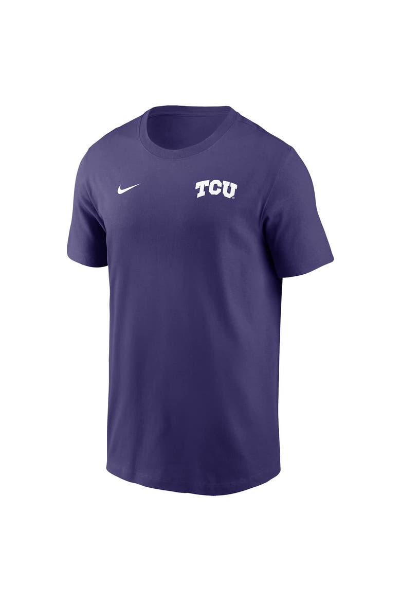 Men's Nike Purple TCU Horned Frogs 2025 Sideline Legend Performance T-Shirt, Alternate, color, Purple