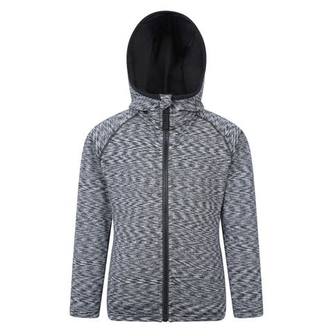 Childrens/Kids Marathon Stripe Full Zip Hoodie