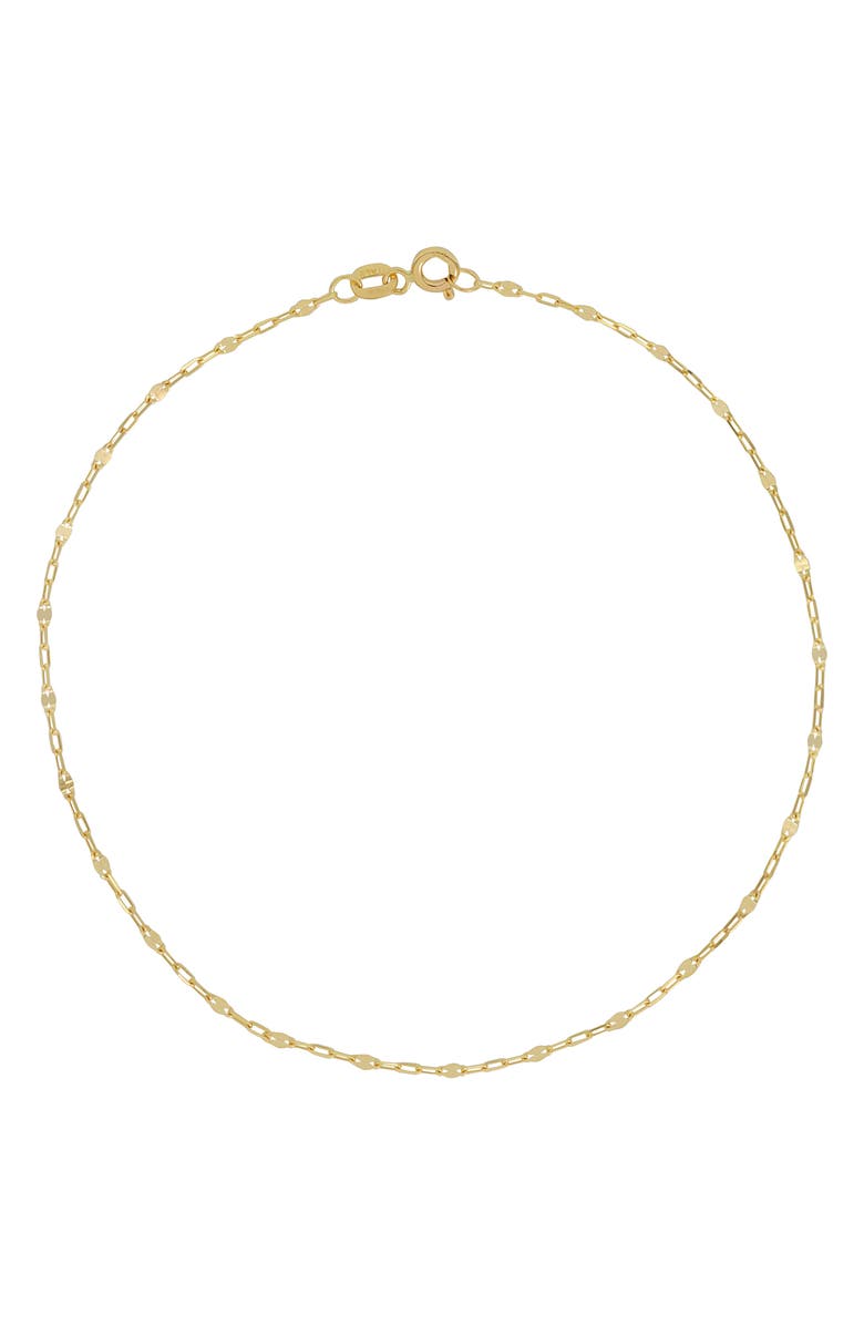 Bony Levy BLG 14K Gold Chain Anklet, Main, color, 