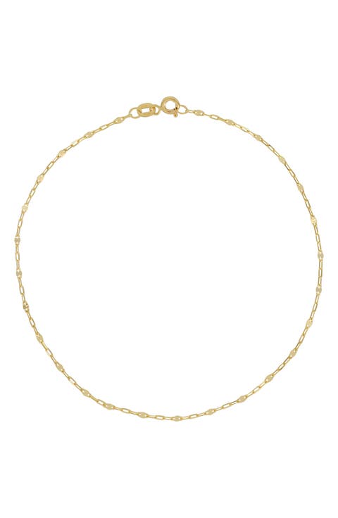BLG 14K Gold Chain Anklet (Nordstrom Exclusive)