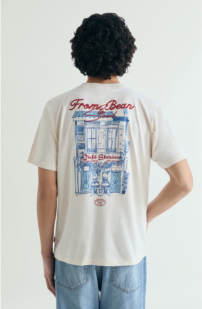 Scalpers Print Paris T-shirt, Alternate, color, Cream