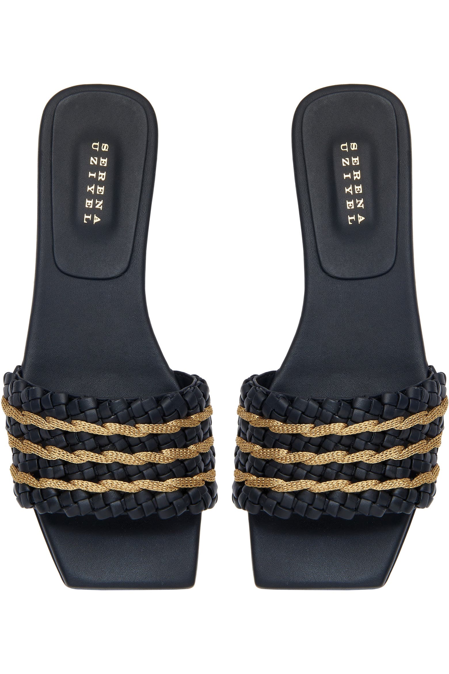 Ibony Color Serena Uziyel Aurnia Black Flat Sandal (Women) | Nordstrom