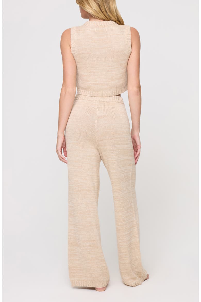En Route High Waist Knit Pants, Alternate, color, HEATHER OATMEAL