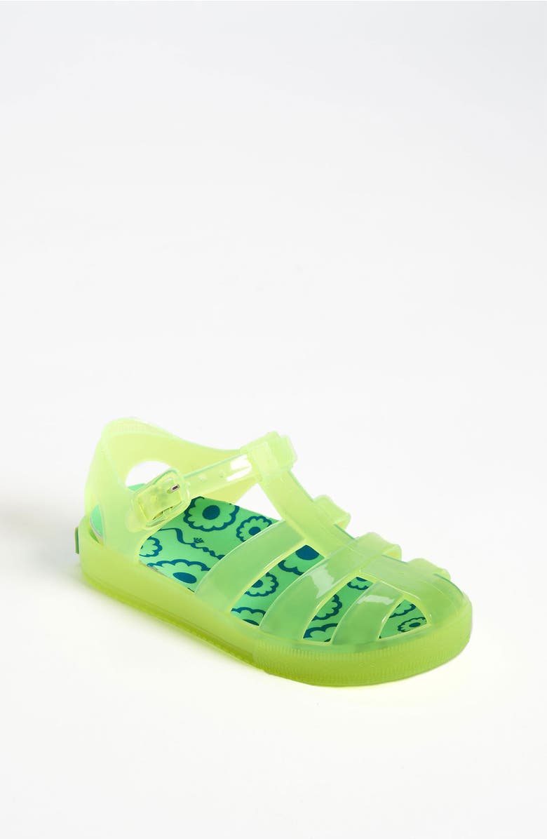 Nina 'Palisades' Neon Fisherman Jelly Sandal, Main, color,