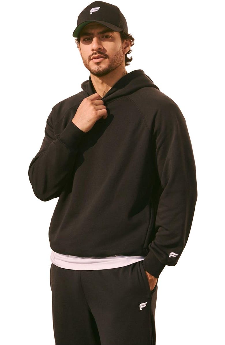 Fabletics Men's The Year Round Terry Hoodie, Main, color, Black