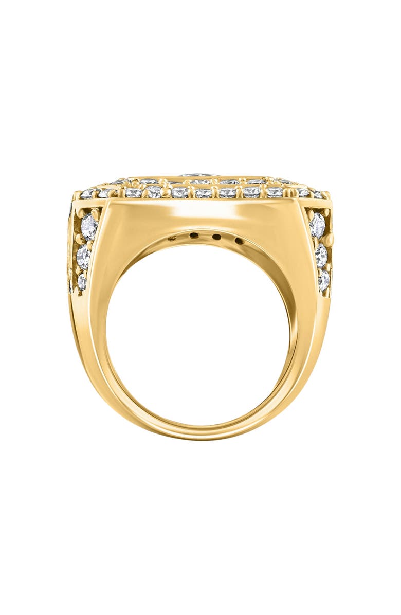 Bliss Diamond 33 Gram 8Ct Diamond Men's Pinkie Ring Solid 14k Gold Lab Grown, Alternate, color, 