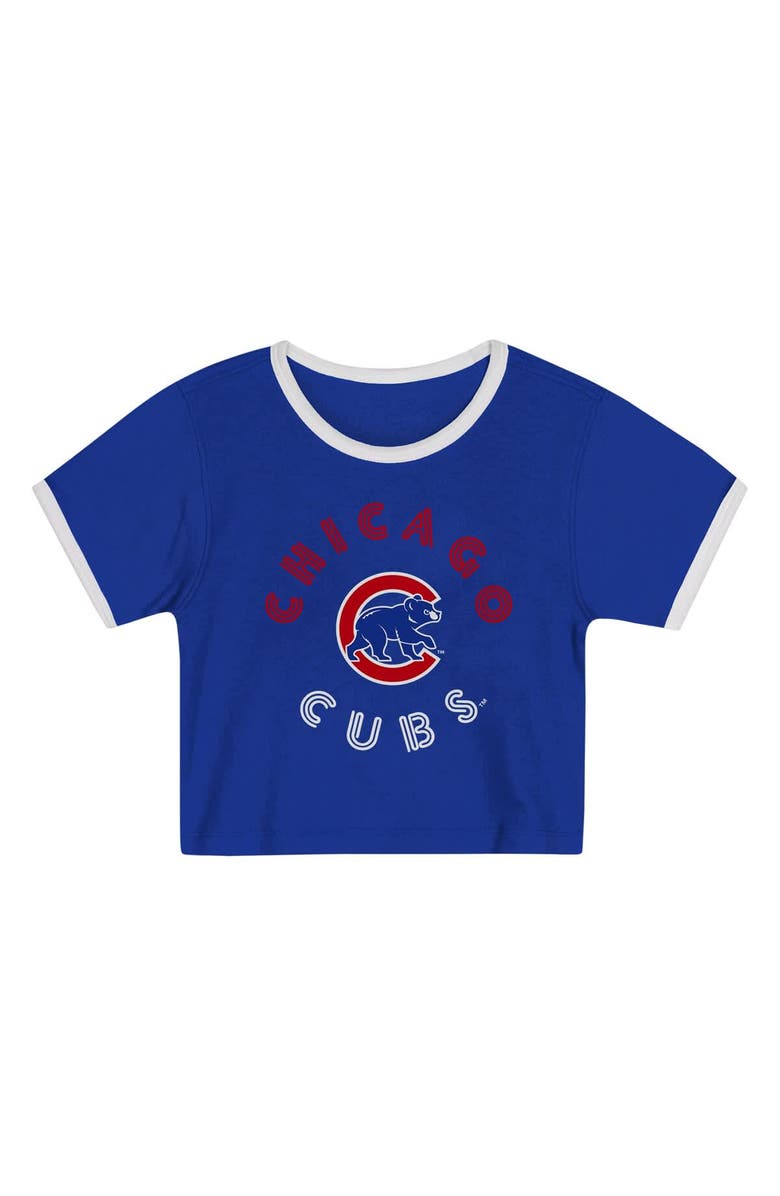 Outerstuff Toddler Blue Chicago Cubs Double Run T-Shirt & Shorts Set, Alternate, color,
