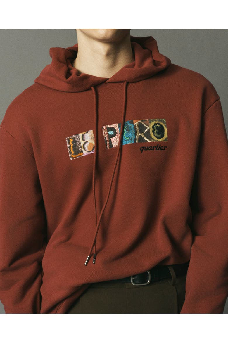 Forest Hoodie, Alternate, color, Burgundy