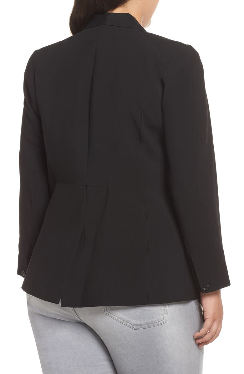 1.STATE One-Button Stretch Crepe Blazer, Alternate, color,