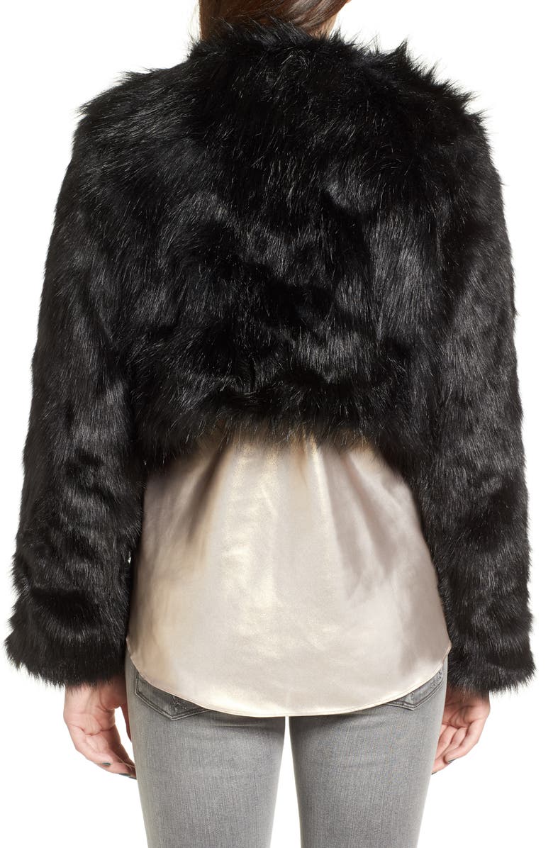 Love, Fire Fire Faux Fur Jacket, Alternate, color, 