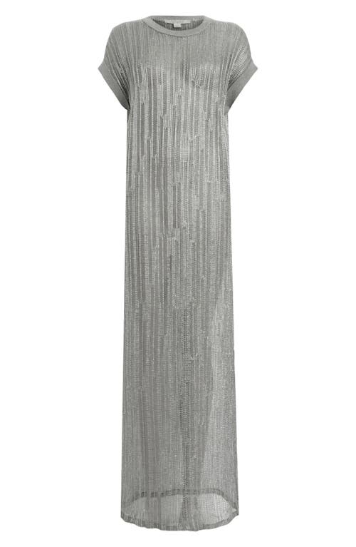 Allsaints Giana Open Knit Maxi Sweater Dress