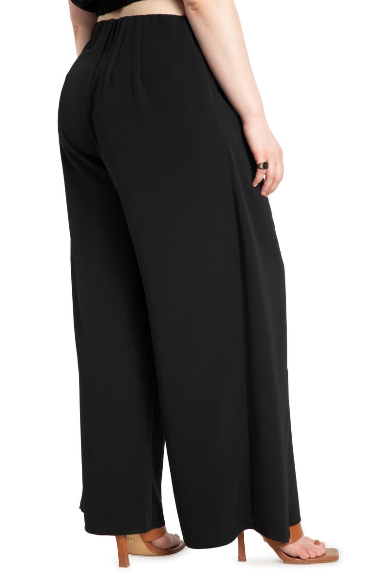 ELOQUII Twist Front Pants, Alternate, color, 