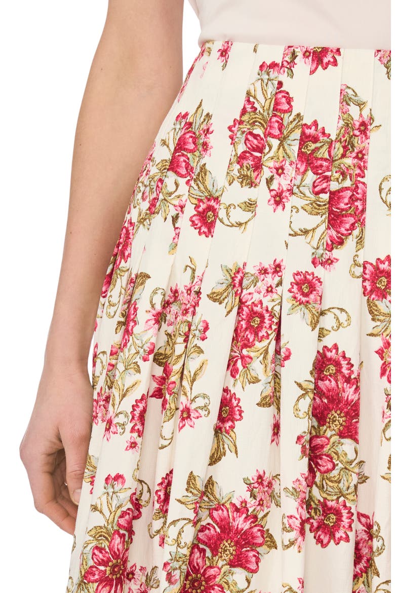 Gathered Midi Skirt, Alternate, color, CHAI TEA