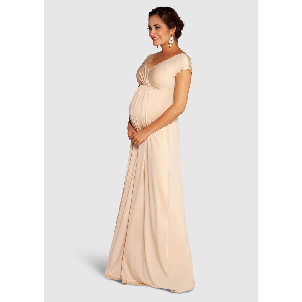 Tiffany Rose Maternity Francesca Maternity Maxi Dress In Neutral