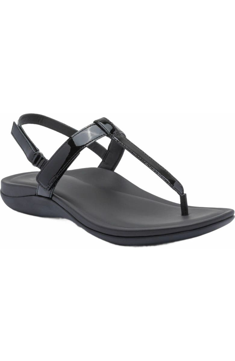 ABEO Oasis T Strap Sandal, Main, color, Black - Regular