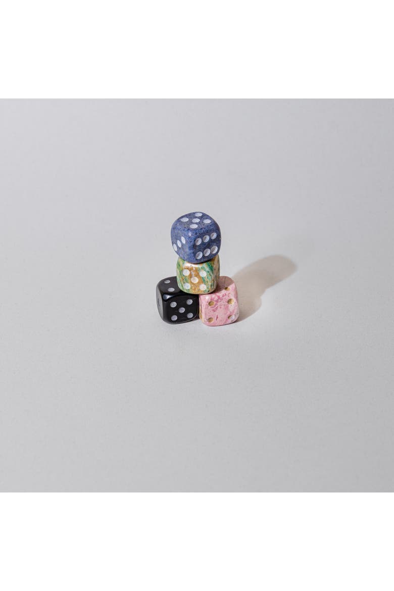 Giant Gemstone Dice - Set Of 2, Alternate, color, Pink and Black