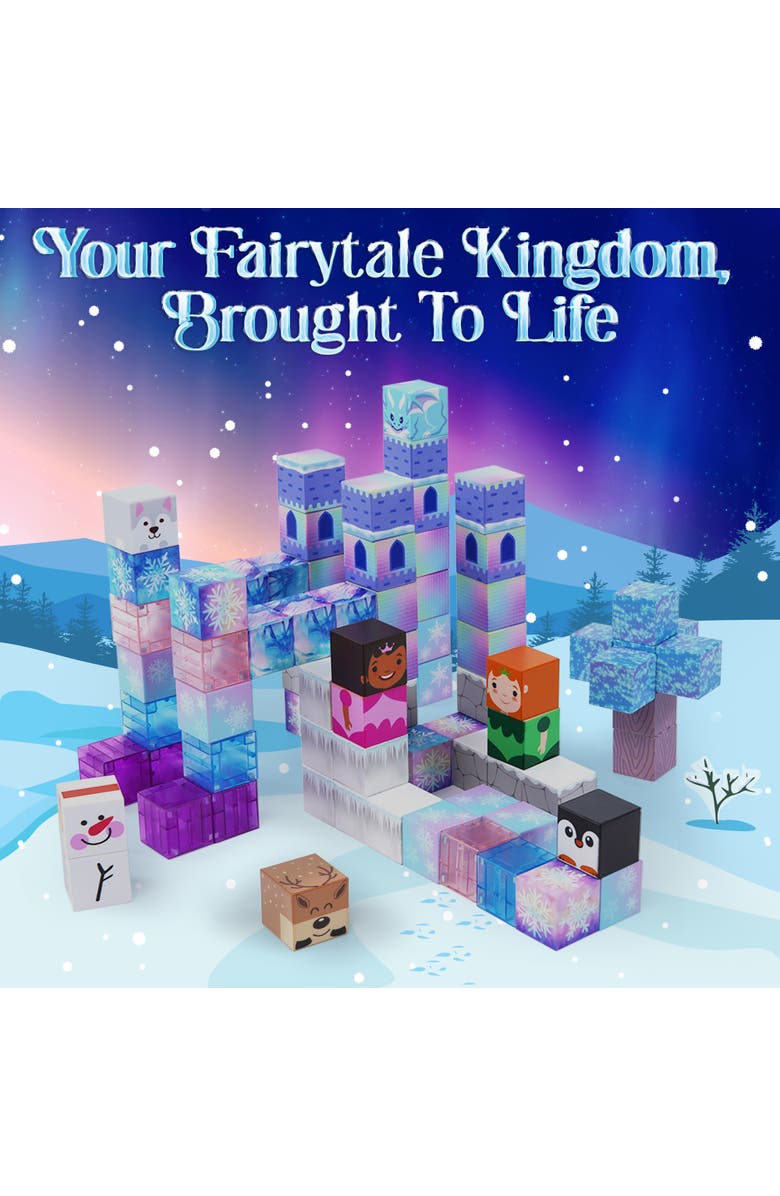 USA Toyz Blocchi Frosted Fairytale Magnetic Blocks 84pcs, Alternate, color, Multi Color