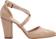 Forever & Always Shoes Sina Criss Cross High Block Heels