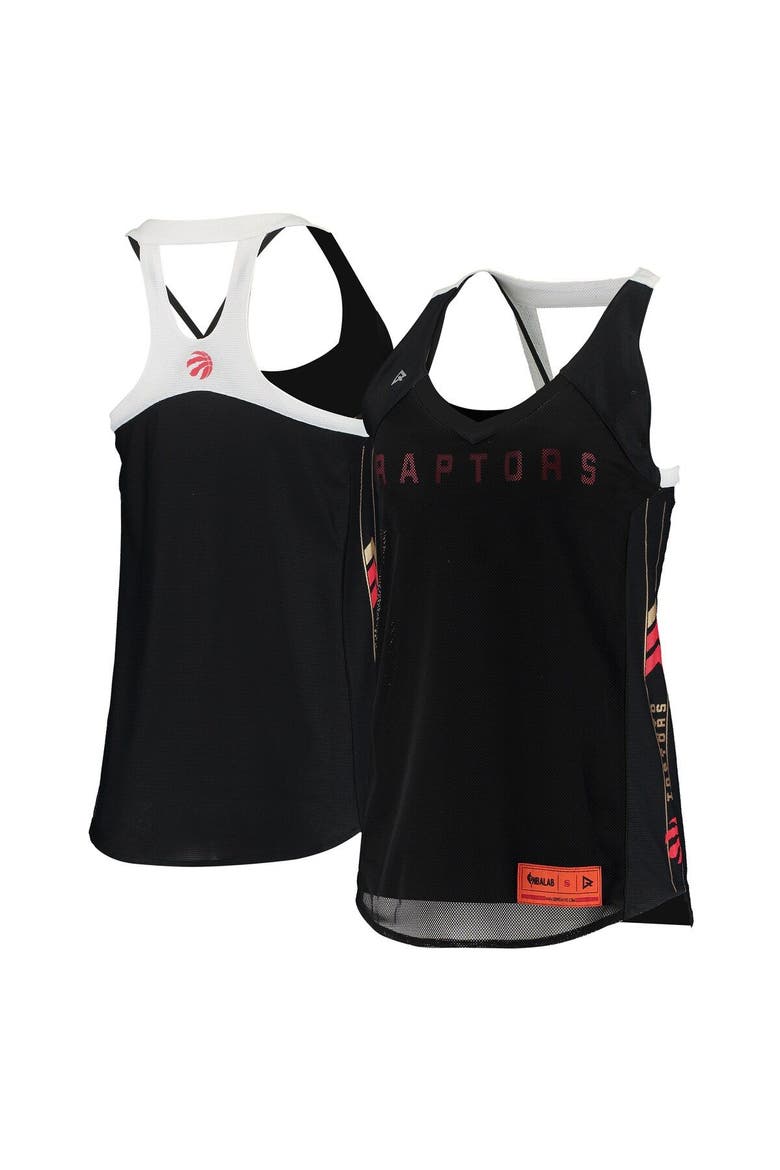 Women's Qore Black Toronto Raptors Dual Team Tank Top, Main, color, Black