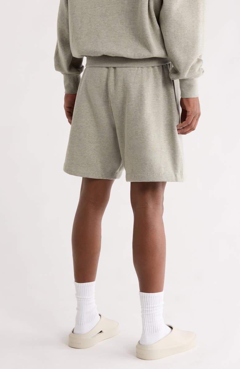 Fear of God Essentials x NBA Classic Fit Sweat Shorts, Alternate, color, Concrete Heather