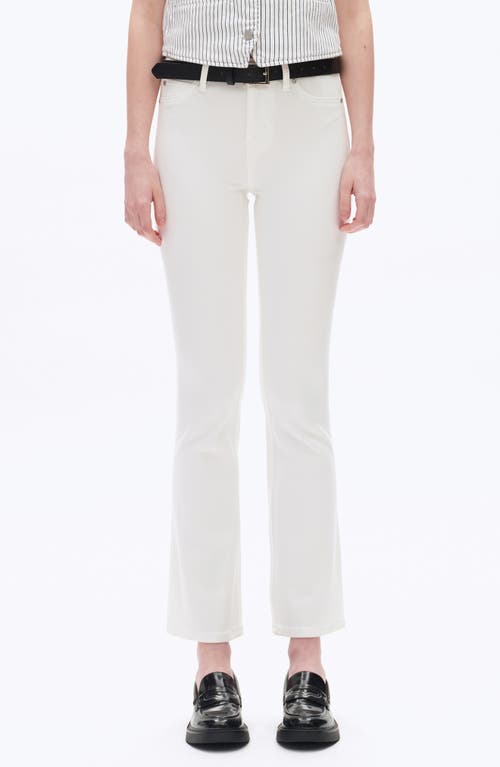 Bayeas High Waist Bootcut Jeans In White