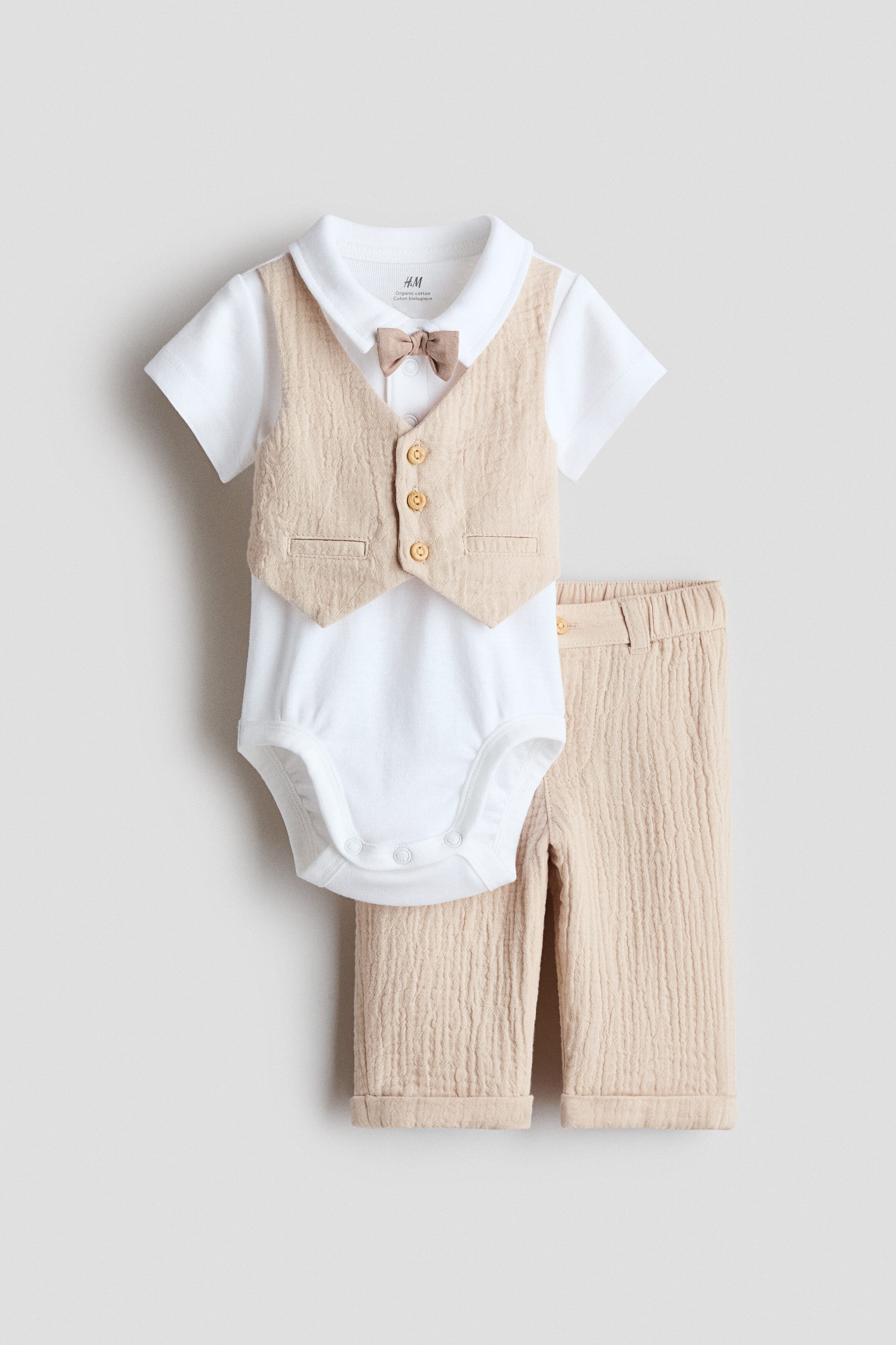 selected Light beige/white