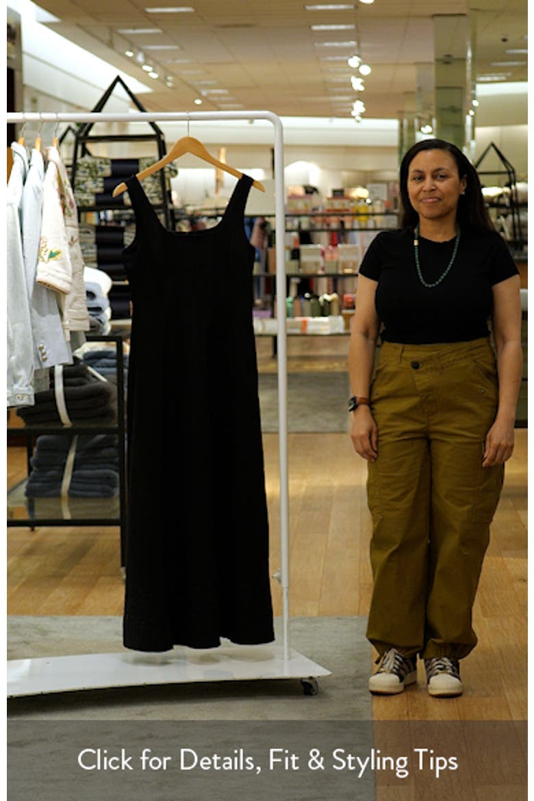 Seamed A-Line Maxi Dress video