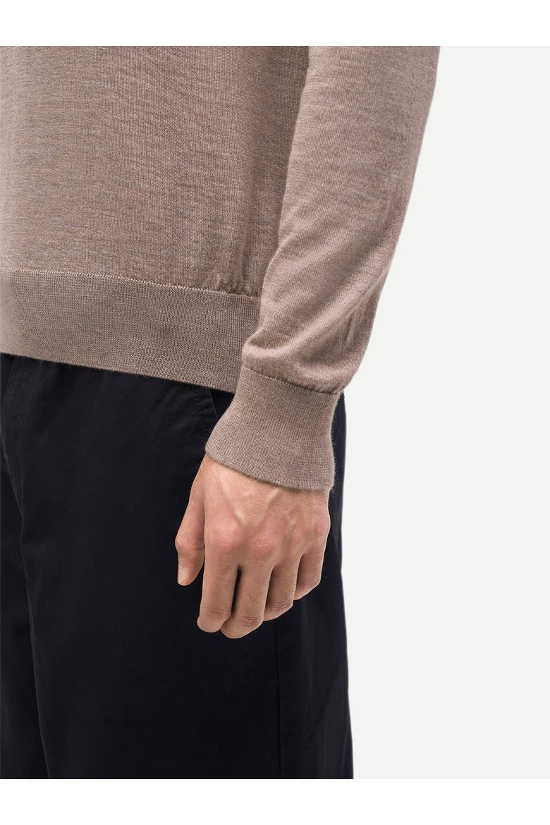 Men Classic Polo Shirt with Long Sleeve, Alternate, color, taupe