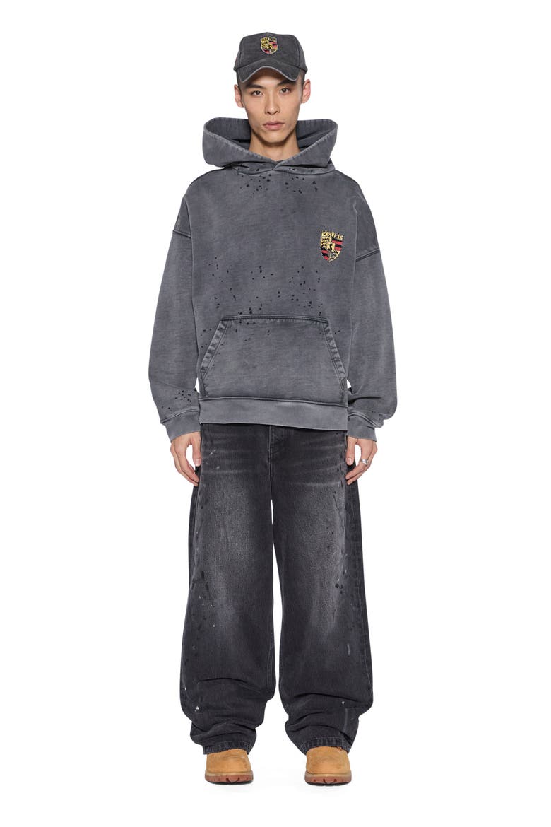 Shield Ekcess Graphic Hoodie, Alternate, color, CHARCOAL