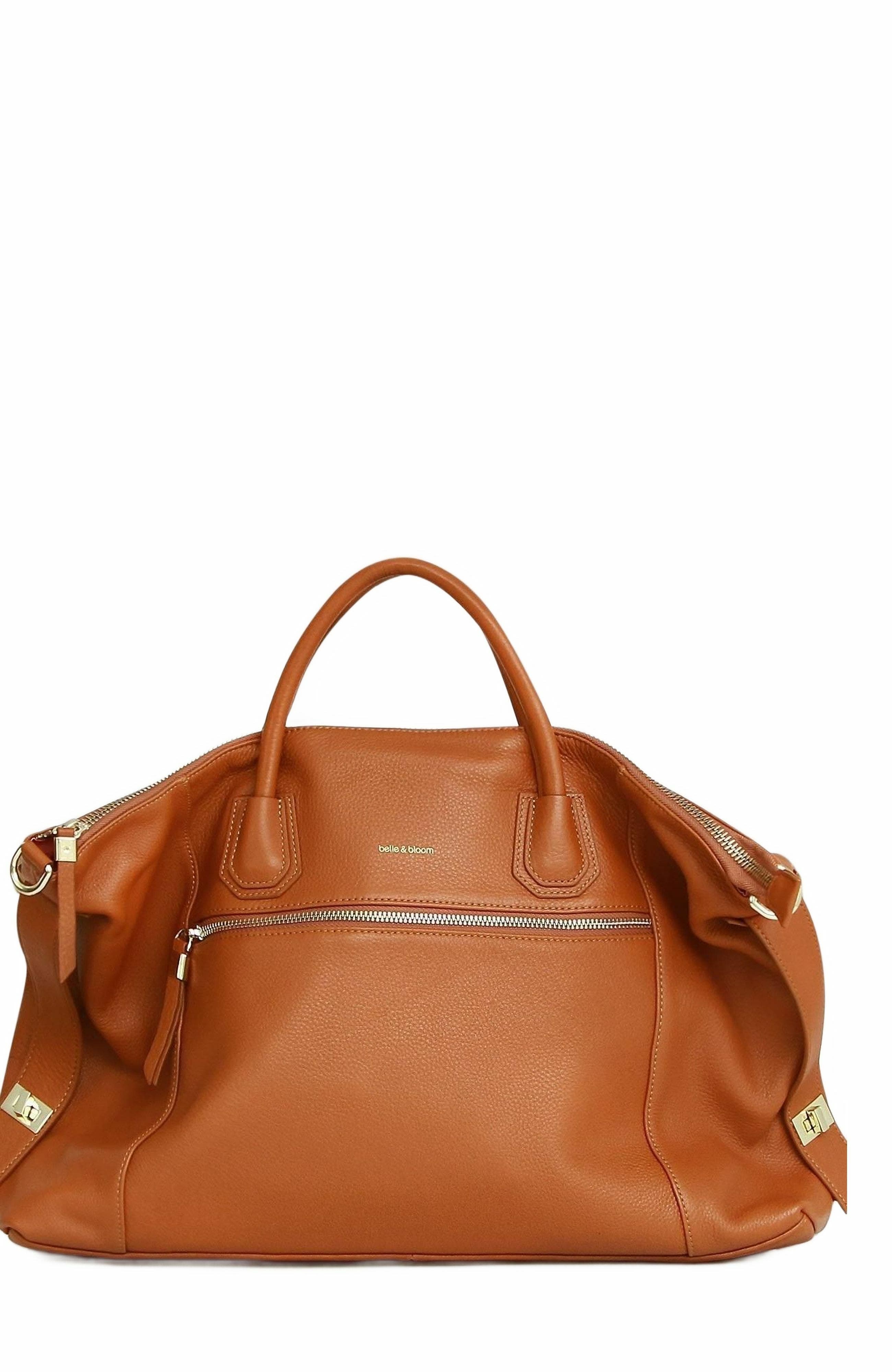 Belle & Bloom Wild Heart Weekender Bag, Main, color, Camel