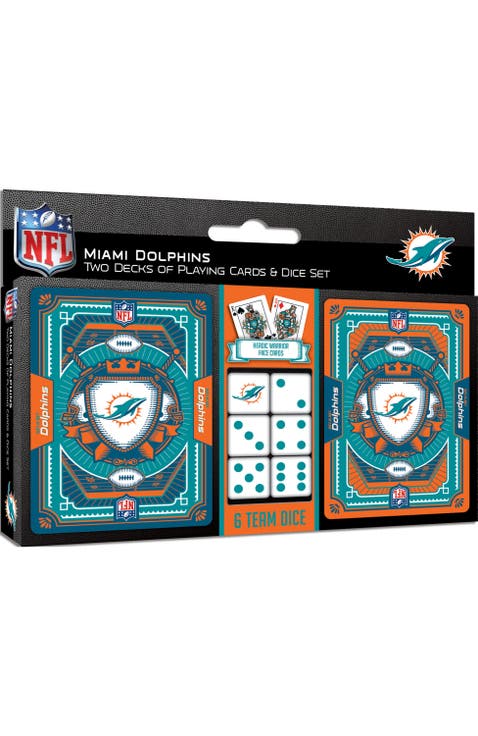 Miami Dolphins Playing Cards & Dice