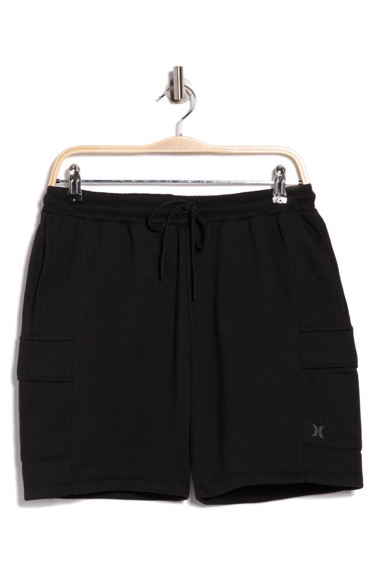 Hurley Pacific Cargo Shorts, Main, color, Black