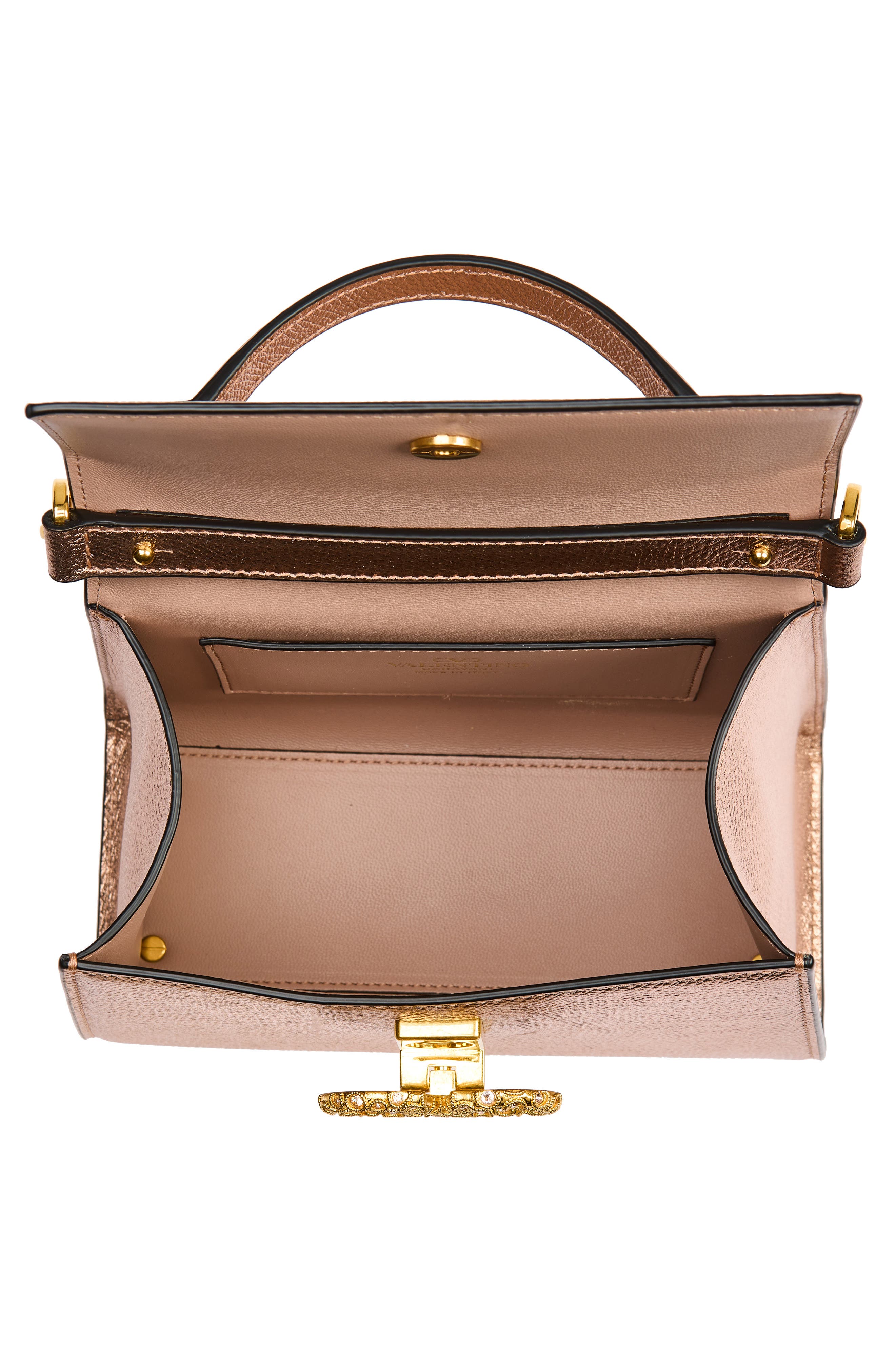 Mini Vsling Top Handle Bag, Alternate, color, ROSE