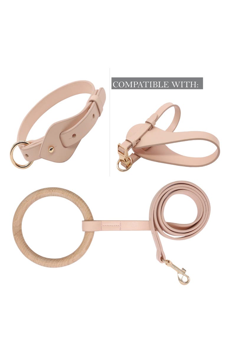 PET LIFE Ever-Craft Boutique Designer Leather Dog Collar - Medium, Alternate, color, 