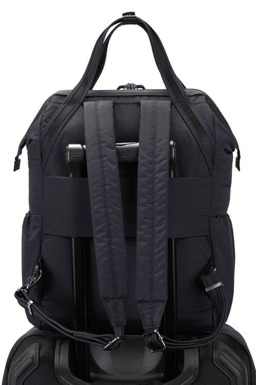 Shop Pacsafe Citysafe Cx Backpack In Econyl Black