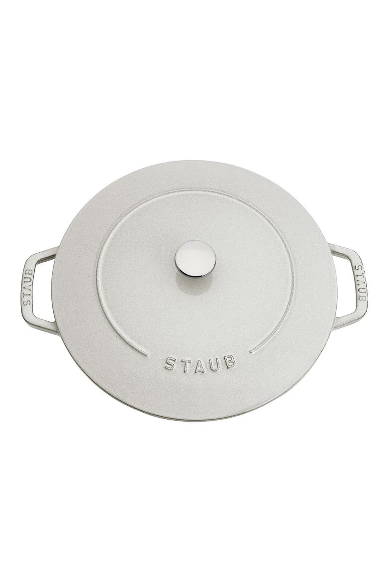 5-Quart Enameled Cast Iron Cocotte, Alternate, color, WHITE TRUFFLE