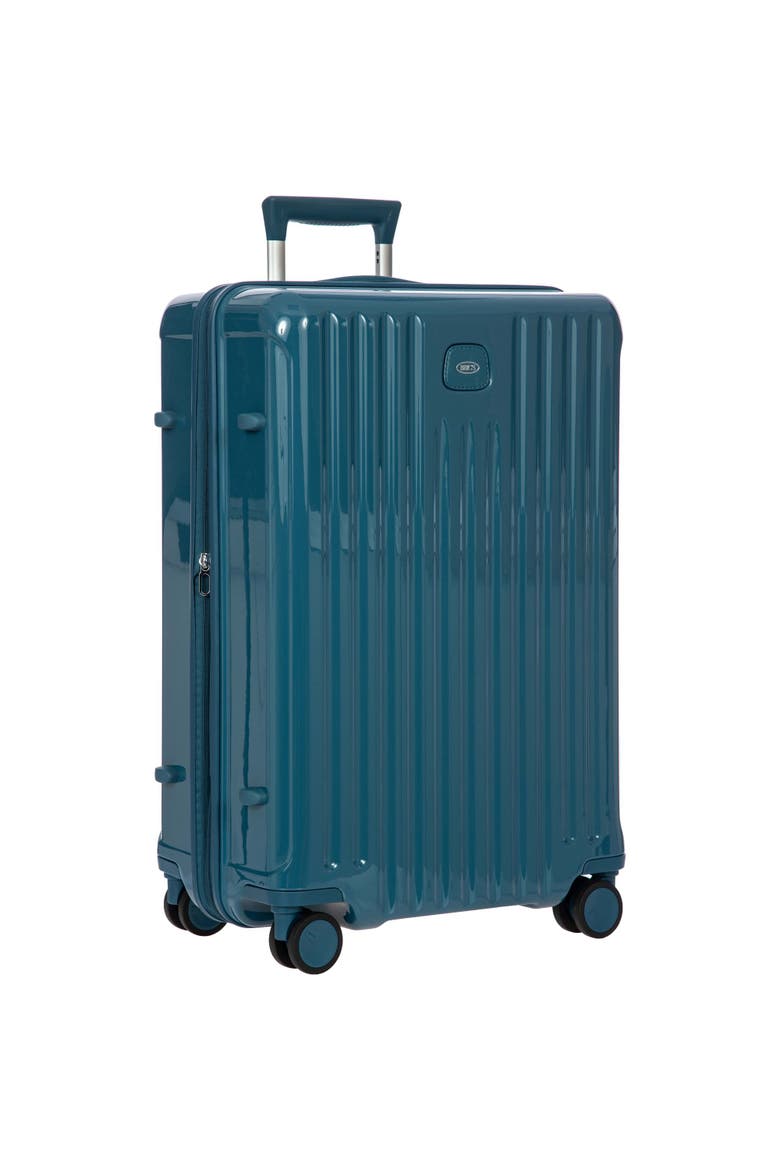 Positano Hardside Expandable 27" Medium Checked Spinner Luggage, Alternate, color, Sea Green