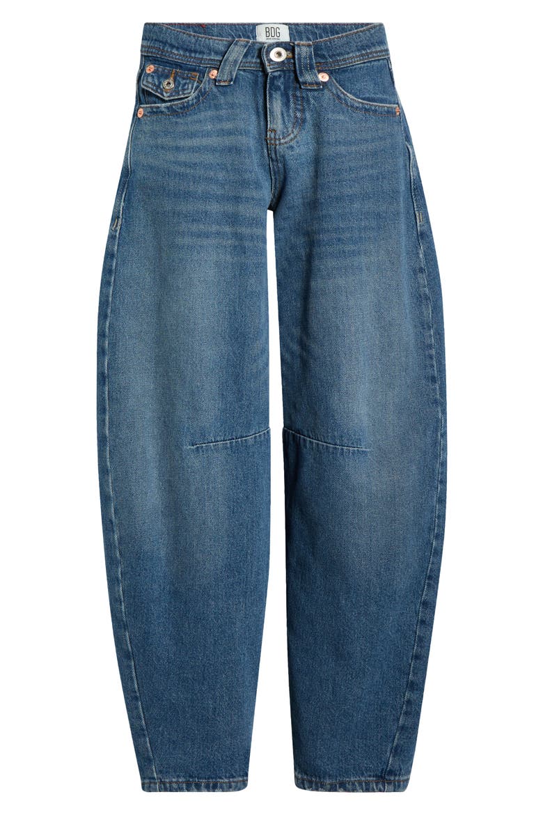 Kayla Cocoon Jeans, Alternate, color, ARUBA