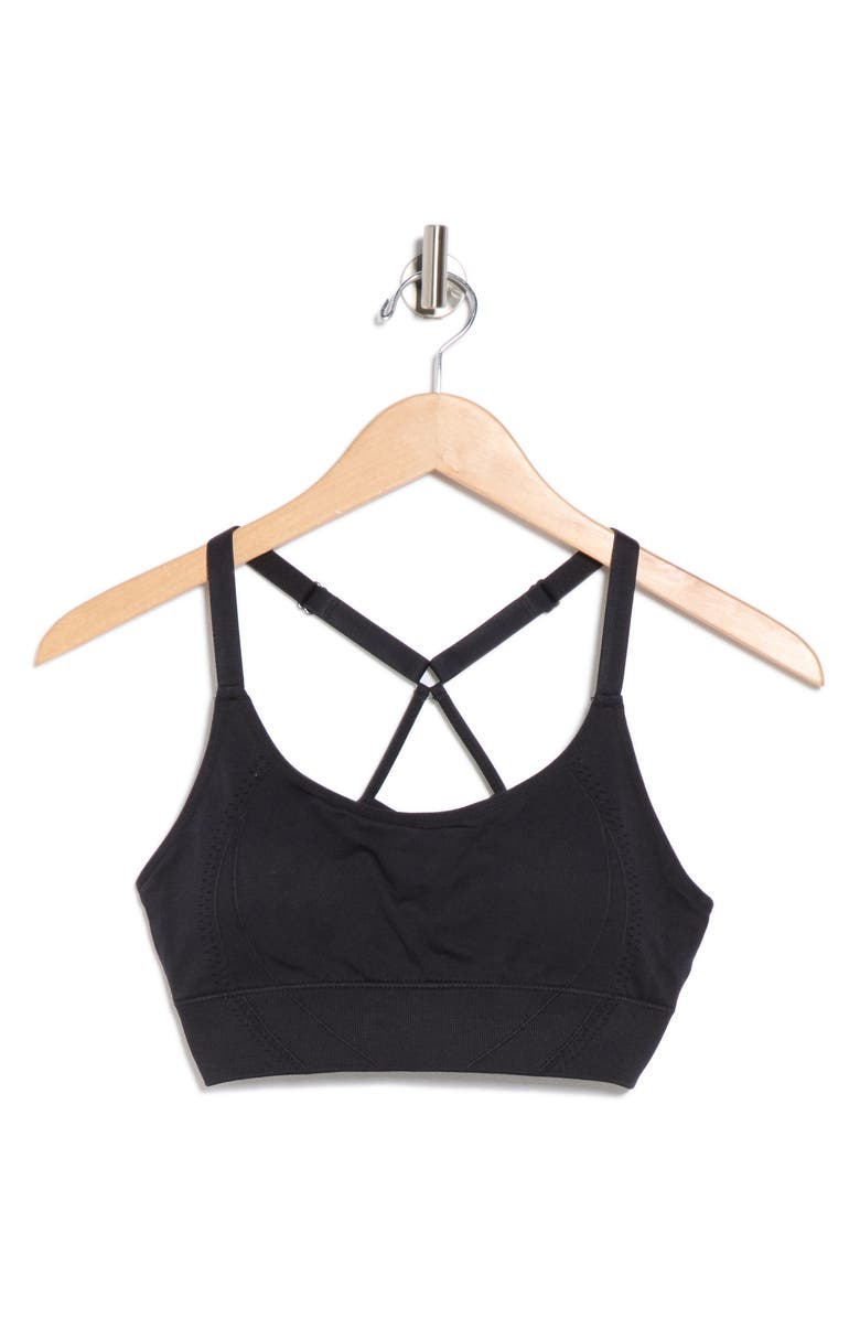MARIKA Este Seamless Bralette, Alternate, color, Black