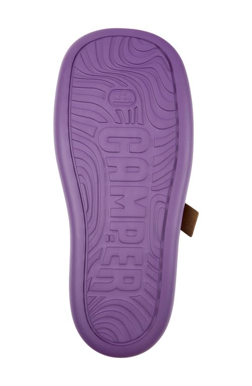 Shop Camper Aqua Mary Jane Flat In Bright Purple