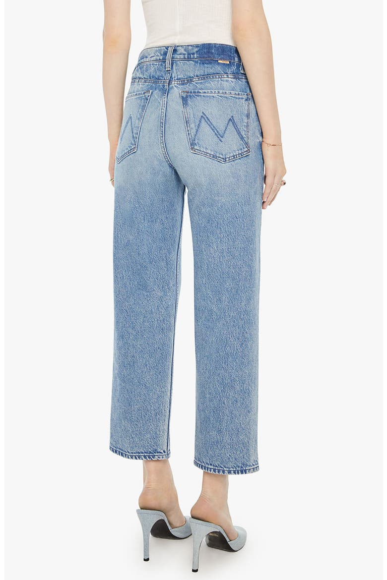 The Newbie High Waist Crop Straight Leg Jeans, Alternate, color, WIPEOUT