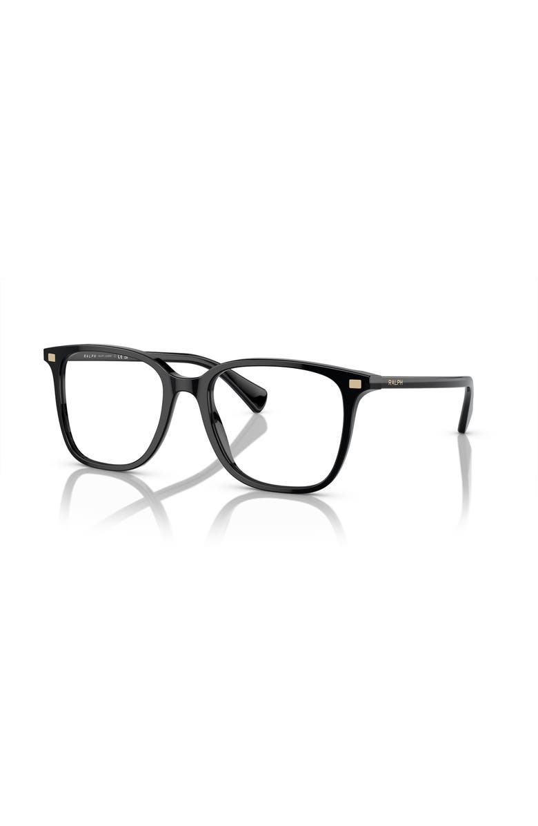 RALPH 55mm Square optical glasses, Main, color, Black