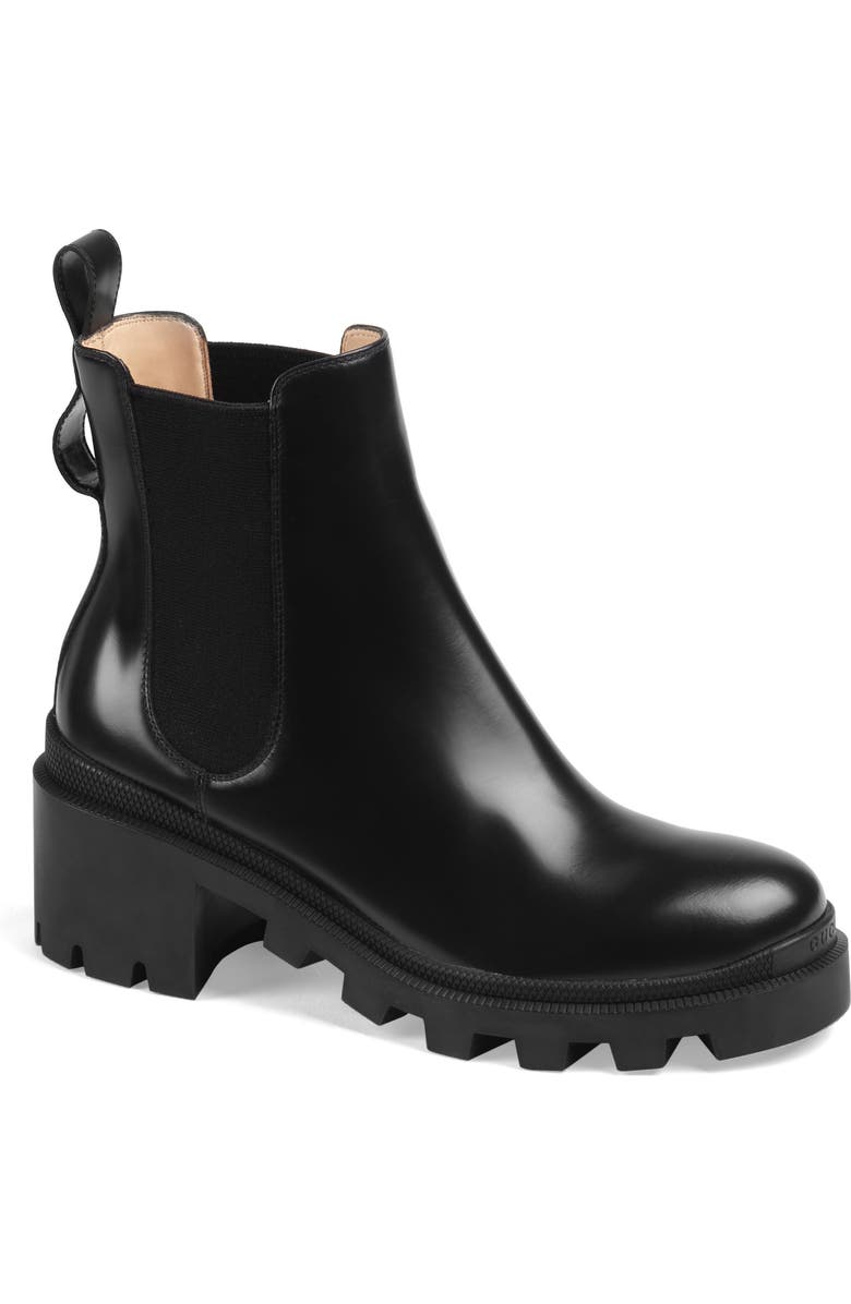 Gucci Trip Jewel Strap Bootie, Alternate, color,