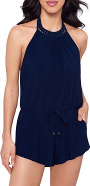Magicsuit® Piper Solid One-Piece Romper Swimsuit