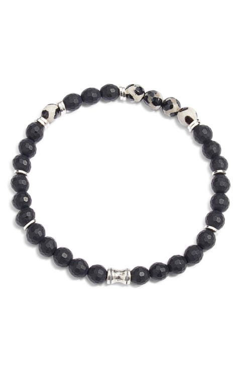 Men's Evil Eye Beaded Bracelet