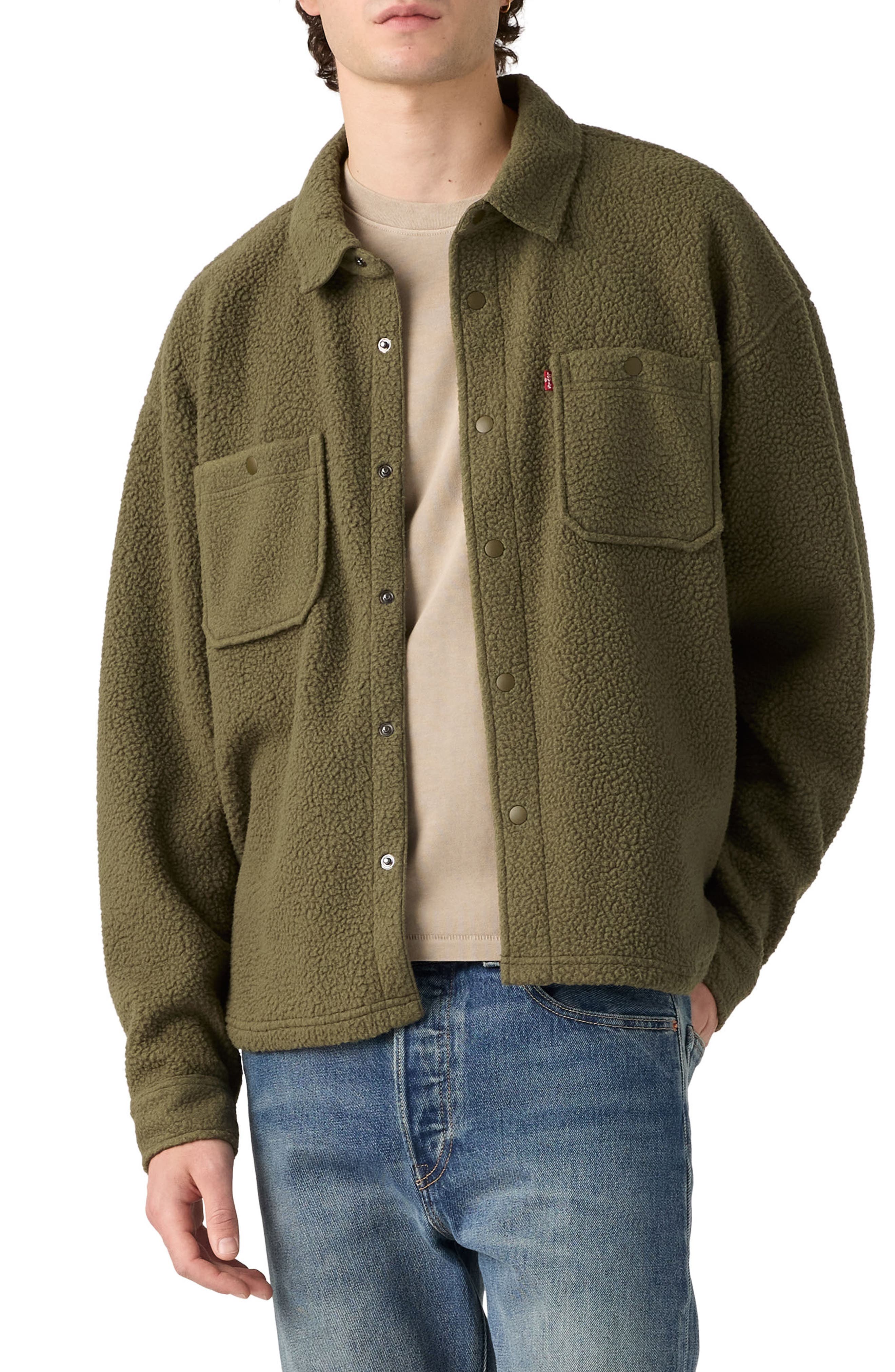 High Pile Fleece Worker Jacket