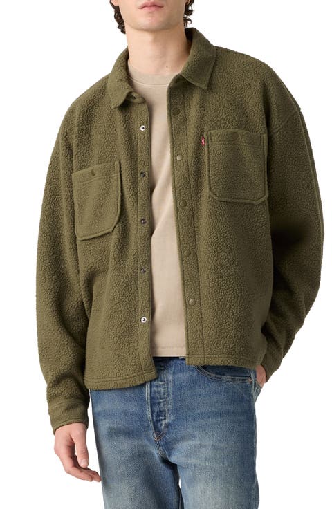 High Pile Fleece Worker Jacket