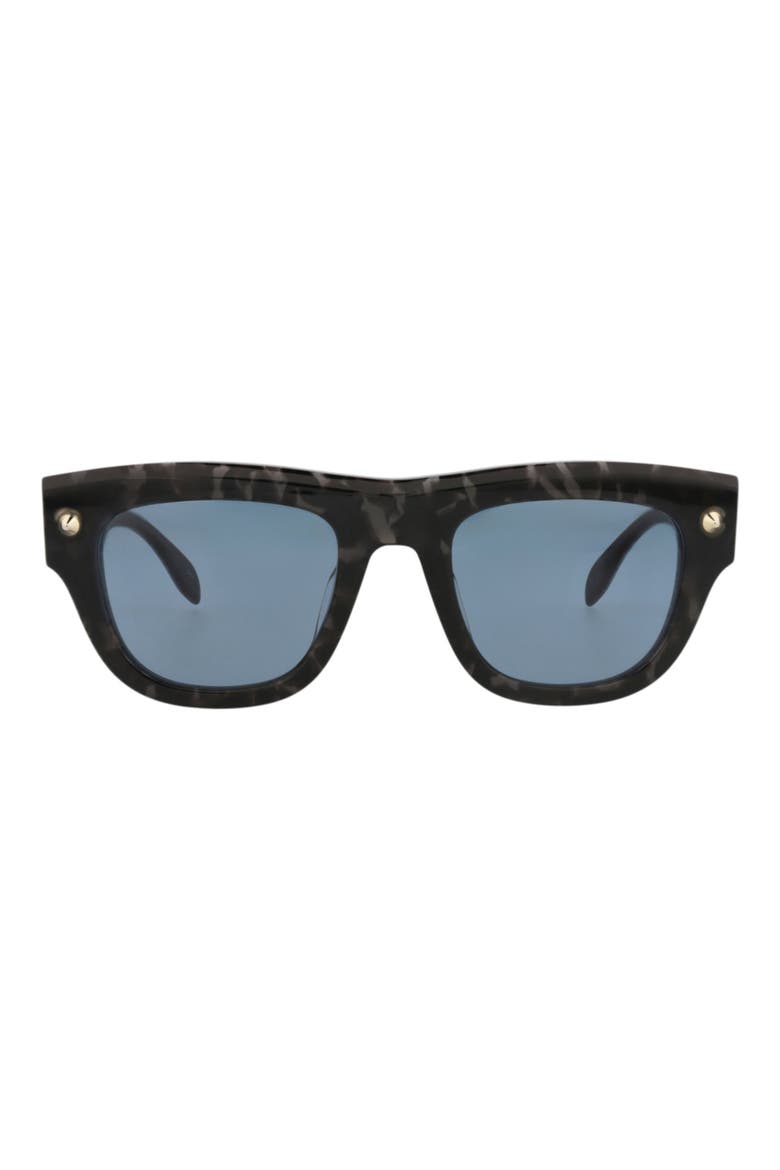 51mm Square Sunglasses, Main, color, HAVANA HAVANA BLUE