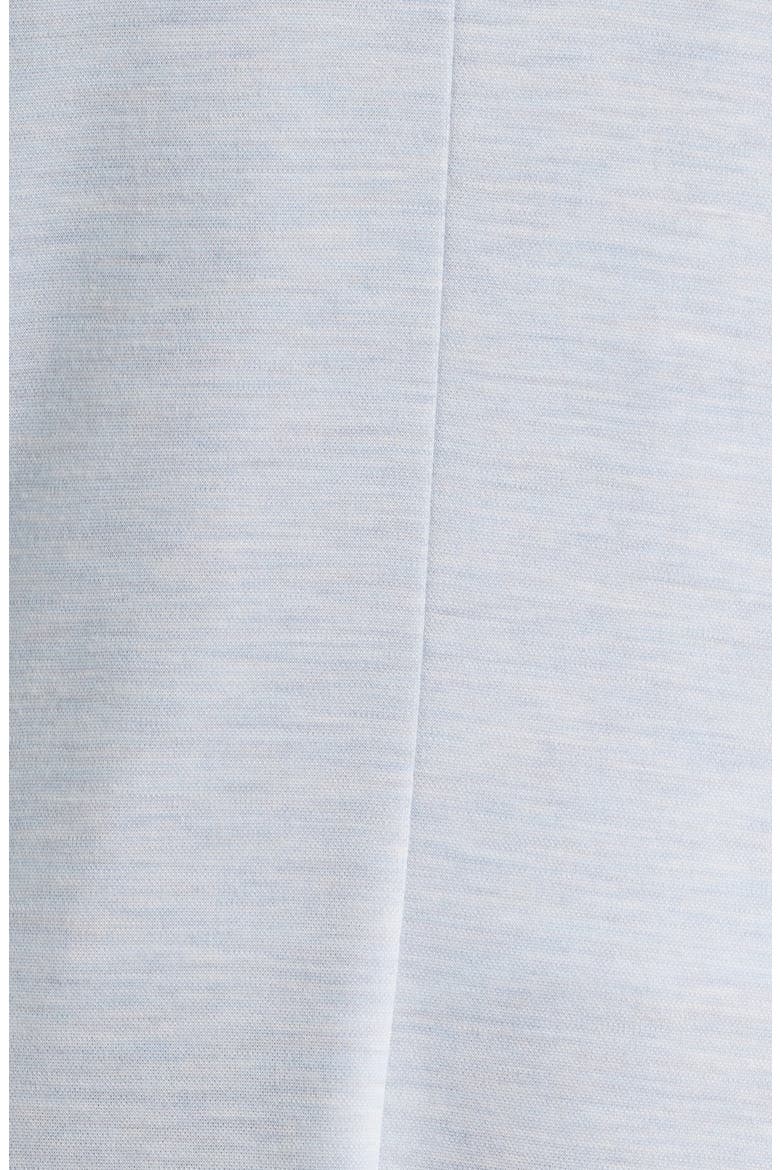 Hall COMFORTWEAR™ Light Blue Mélange Knit Wool Double Breasted Blazer, Alternate, color, LIGHT BLUE