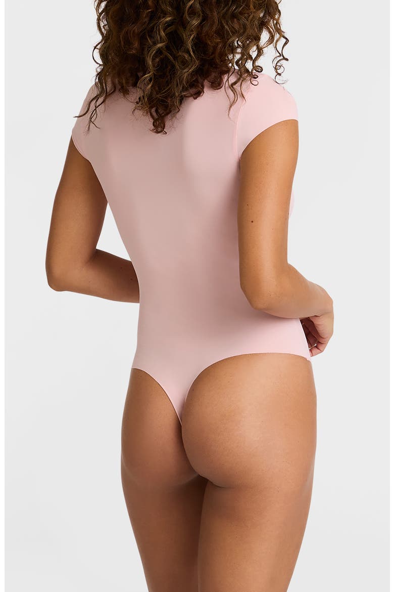 Classic Cap Sleeve Bodysuit, Alternate, color, BLUSH